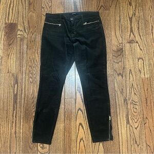 JBrand dark green corduroy pants with zipper details- Size 30